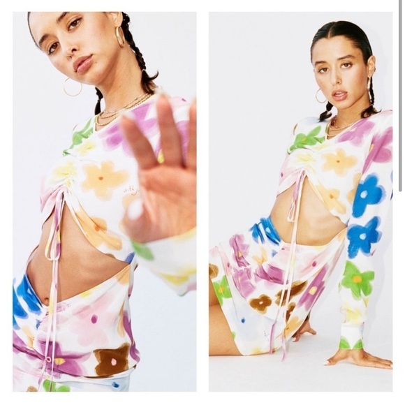 With Jean Hermana Dress Viola Tricolor - Picture 2 of 15